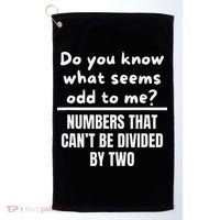 Funny Math Teacher Joke Fun Best Math Quotes Golf Towel thumb 0