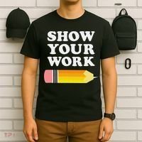 Funny Math Teacher Show Your Work T-Shirt thumb 6