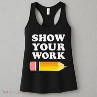 Funny Math Teacher Show Your Work Women's Tank Top thumb 3