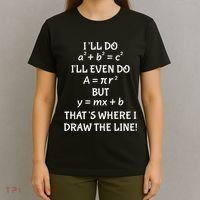Funny Math Teacher Joke Quote T-Shirt thumb 4