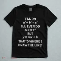 Funny Math Teacher Joke Quote T-Shirt thumb 5