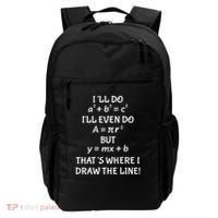 Funny Math Teacher Joke Quote Backpack thumb 0