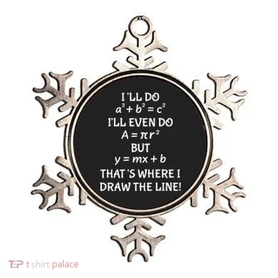 Funny Math Teacher Joke Quote Ornament