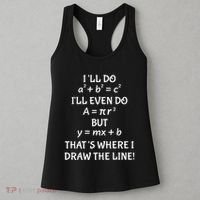 Funny Math Teacher Joke Quote Women's Tank Top thumb 3