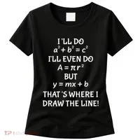 Funny Math Teacher Joke Quote Women's T-Shirt thumb 0
