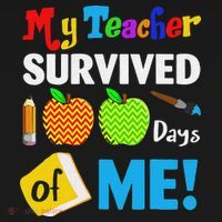 Funny My Teacher Survived 100 Days Of Me School Mousepad thumb 1