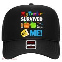 Funny My Teacher Survived 100 Days Of Me School Hat thumb 0