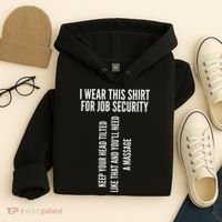 Funny Massage Therapist Gift Spa Therapy Job Security Hoodie thumb 4