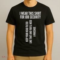 Funny Massage Therapist Gift Spa Therapy Job Security T-Shirt thumb 3