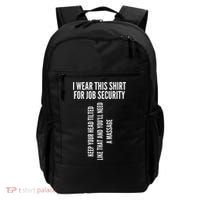 Funny Massage Therapist Gift Spa Therapy Job Security Backpack thumb 0