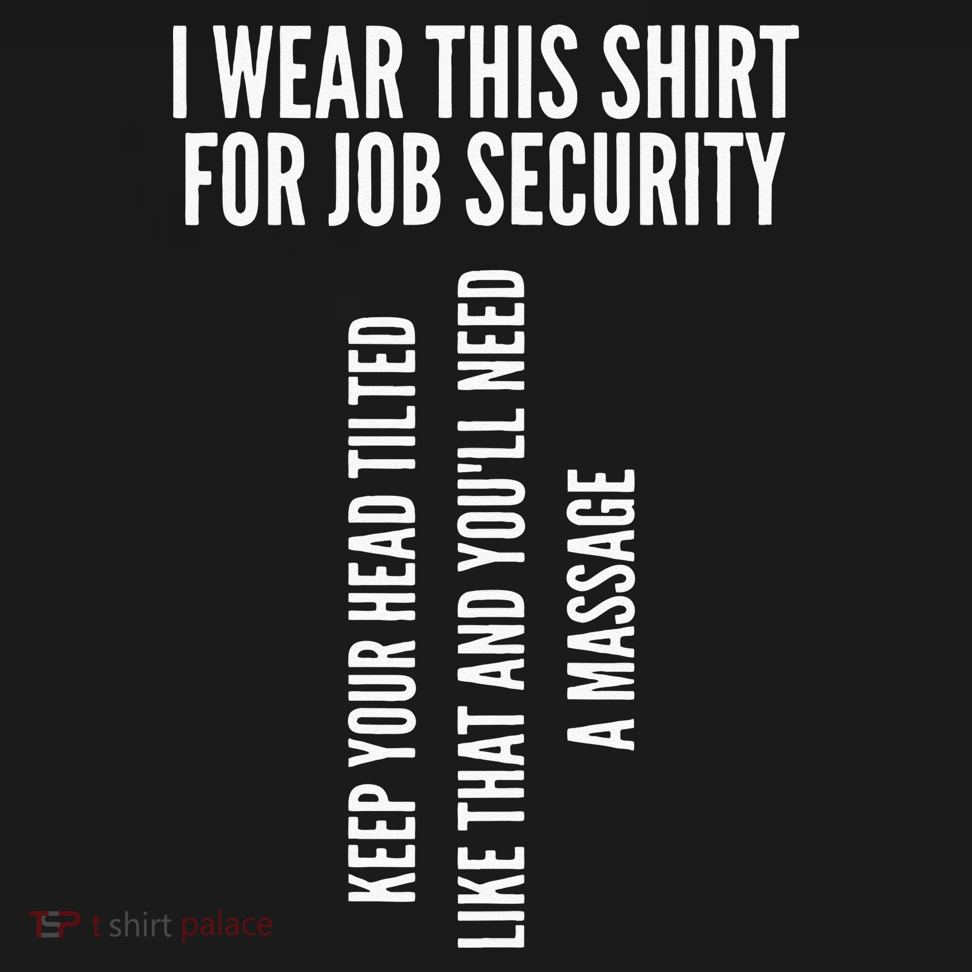 Funny Massage Therapist Gift Spa Therapy Job Security Polo
