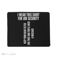 Funny Massage Therapist Gift Spa Therapy Job Security Mousepad thumb 0