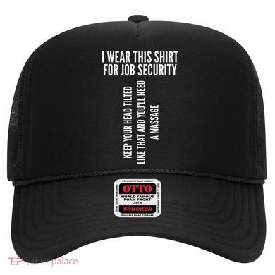 Funny Massage Therapist Gift Spa Therapy Job Security Hat