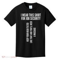 Funny Massage Therapist Gift Spa Therapy Job Security Kids T-Shirt thumb 0