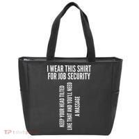 Funny Massage Therapist Gift Spa Therapy Job Security Tote Bag thumb 0