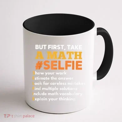 Funny Math Teacher Gift For A Math Nerd Coffee Mug back