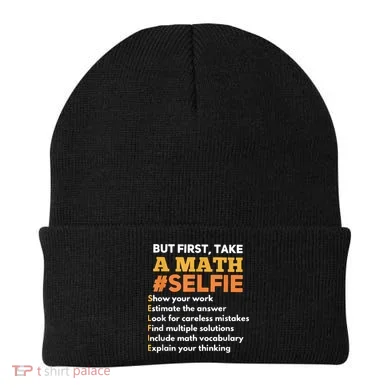 Funny Math Teacher Gift For A Math Nerd Beanie