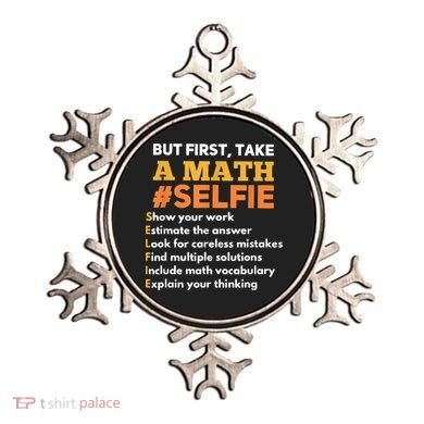 Funny Math Teacher Gift For A Math Nerd Ornament