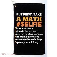 Funny Math Teacher Gift For A Math Nerd Golf Towel thumb 0