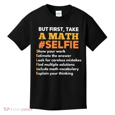 Funny Math Teacher Gift For A Math Nerd Kids T-Shirt