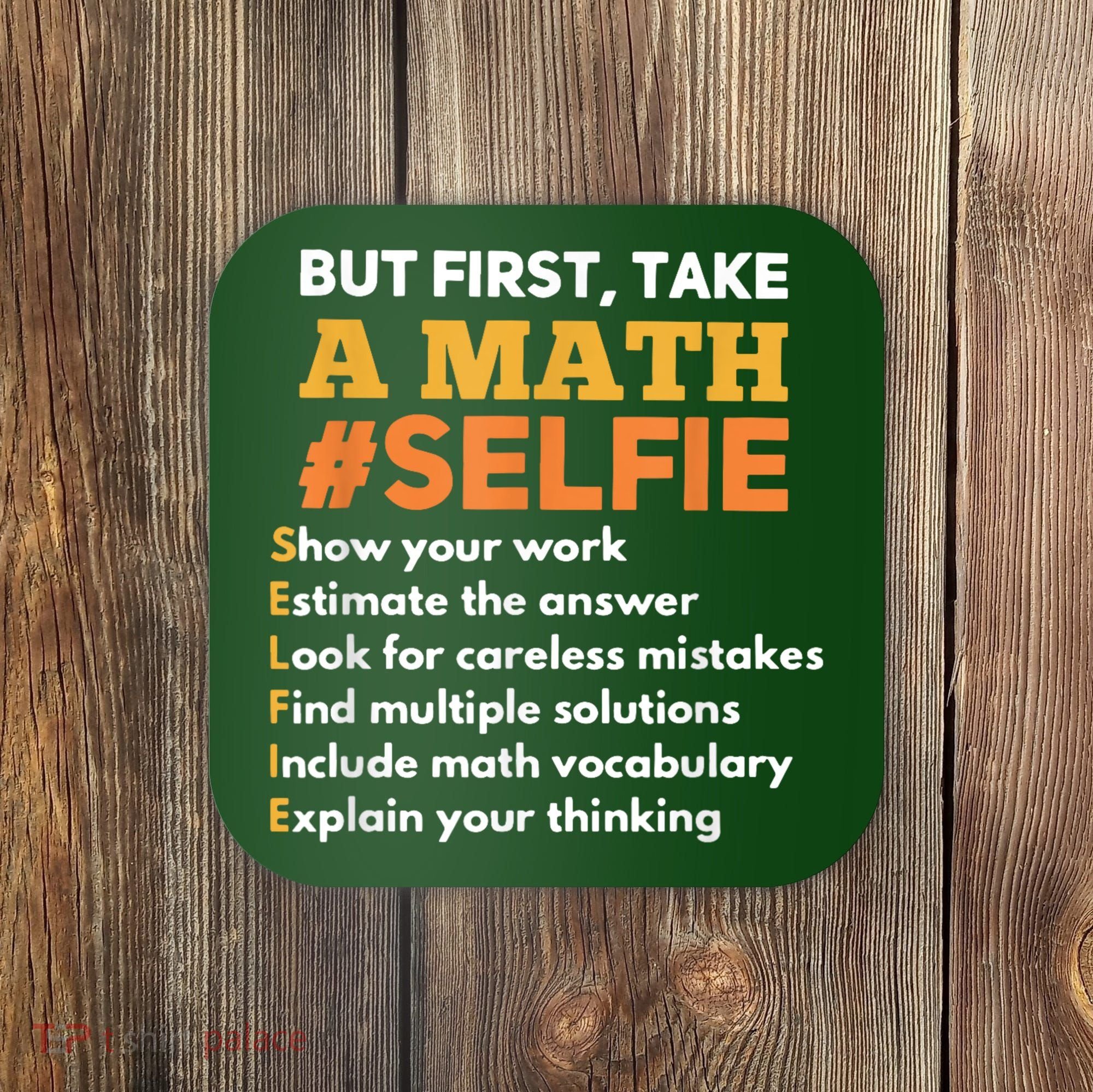 Funny Math Teacher Gift For A Math Nerd Coaster