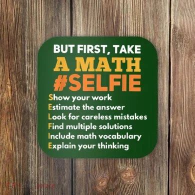 Funny Math Teacher Gift For A Math Nerd Coaster