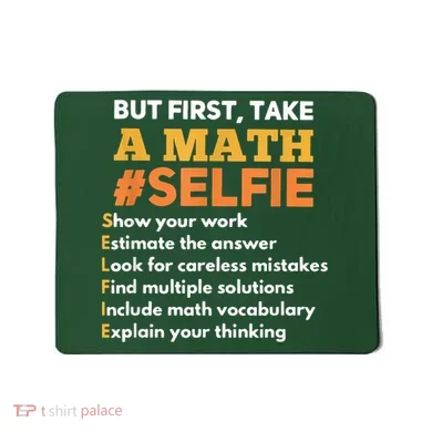 Funny Math Teacher Gift For A Math Nerd Mousepad
