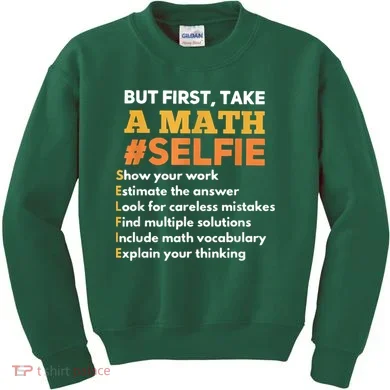 Funny Math Teacher Gift For A Math Nerd Kids Sweatshirt