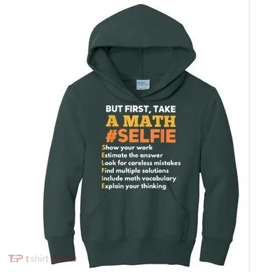 Funny Math Teacher Gift For A Math Nerd Kids Hoodie