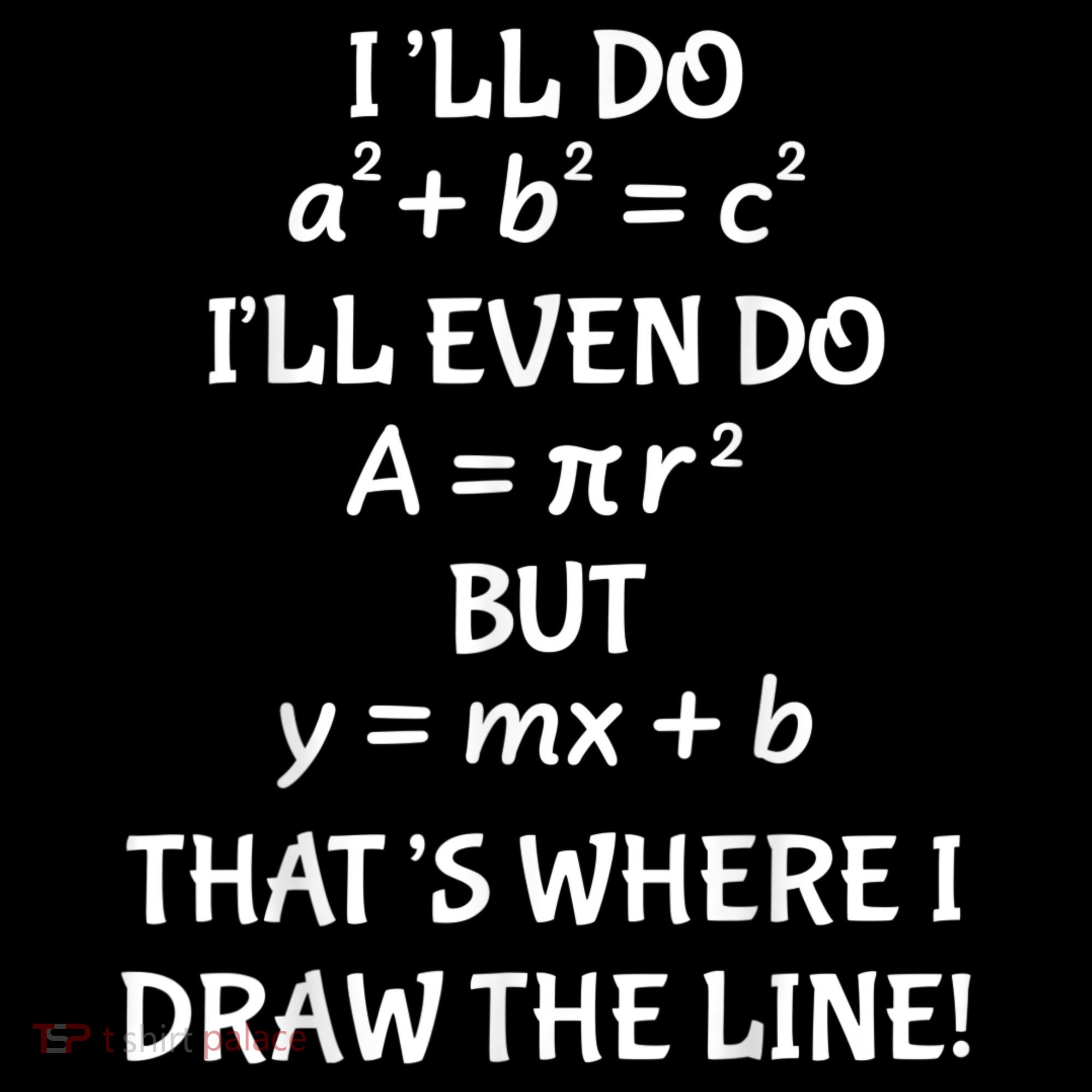 Funny Math Teacher Joke Men Women Fun Best Math Quotes T-Shirt