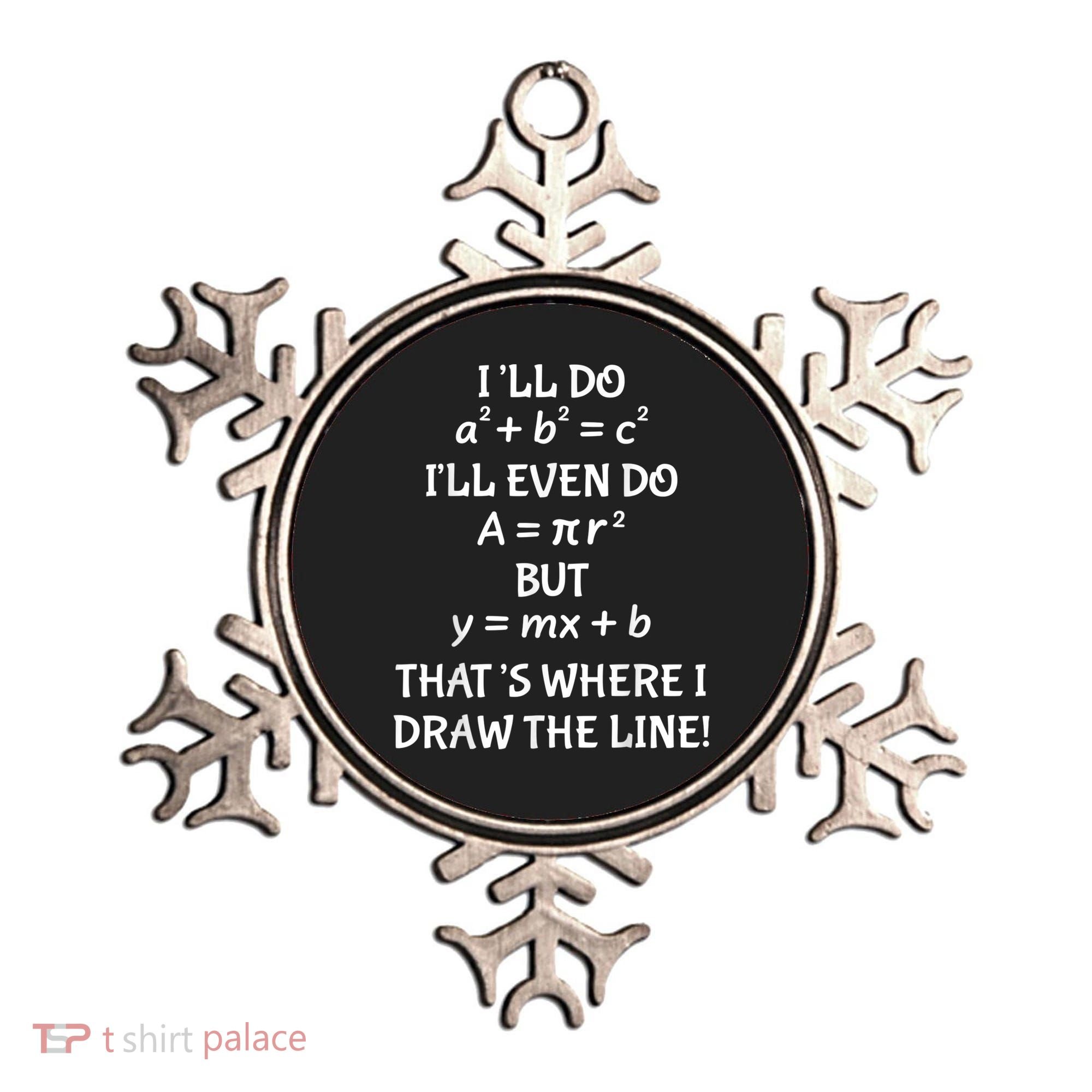 Funny Math Teacher Joke Men Women Fun Best Math Quotes Ornament