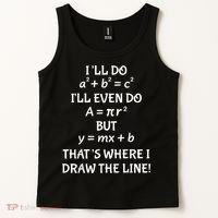Funny Math Teacher Joke Men Women Fun Best Math Quotes Tank Top thumb 2