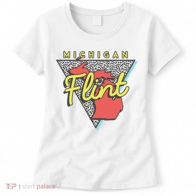 Flint Michigan T Vintage Mi Triangle Women's T-Shirt