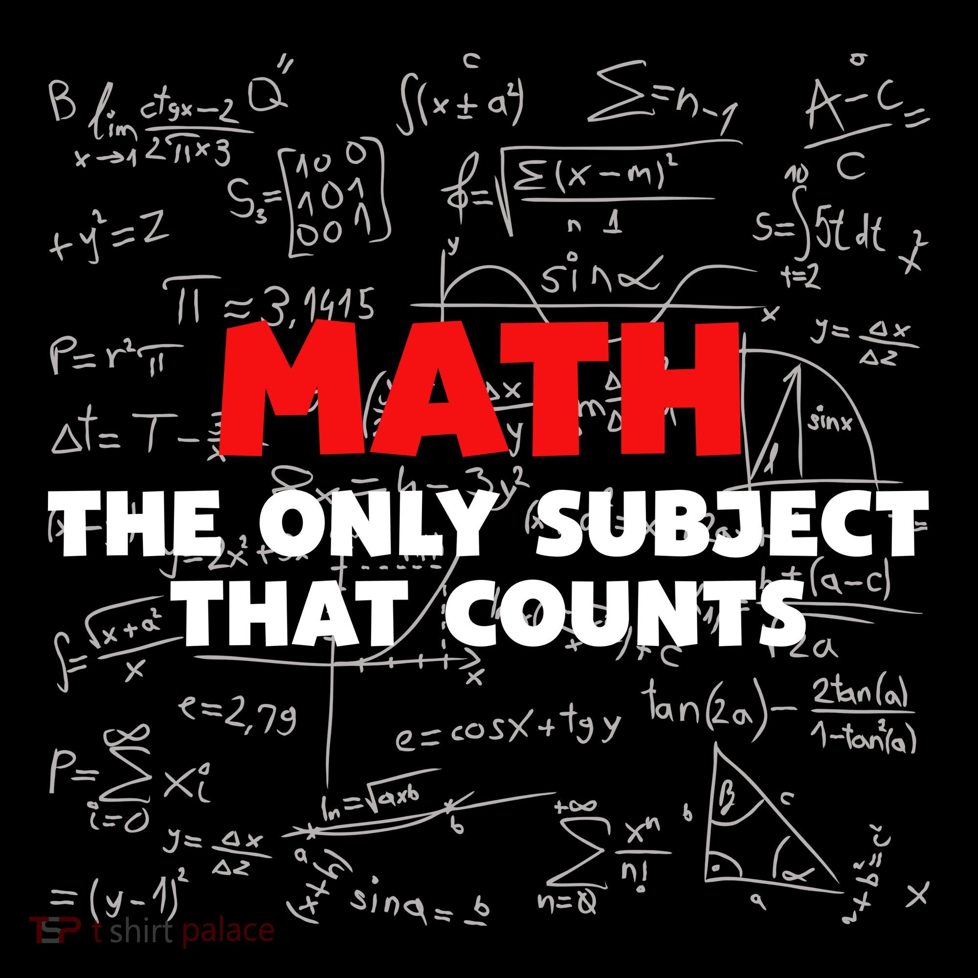 Funny Math The Only Subject That Counts Coffee Mug