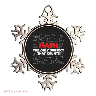 Funny Math The Only Subject That Counts Ornament