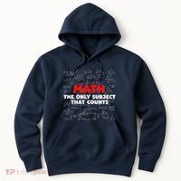 Funny Math The Only Subject That Counts Hoodie thumb 0