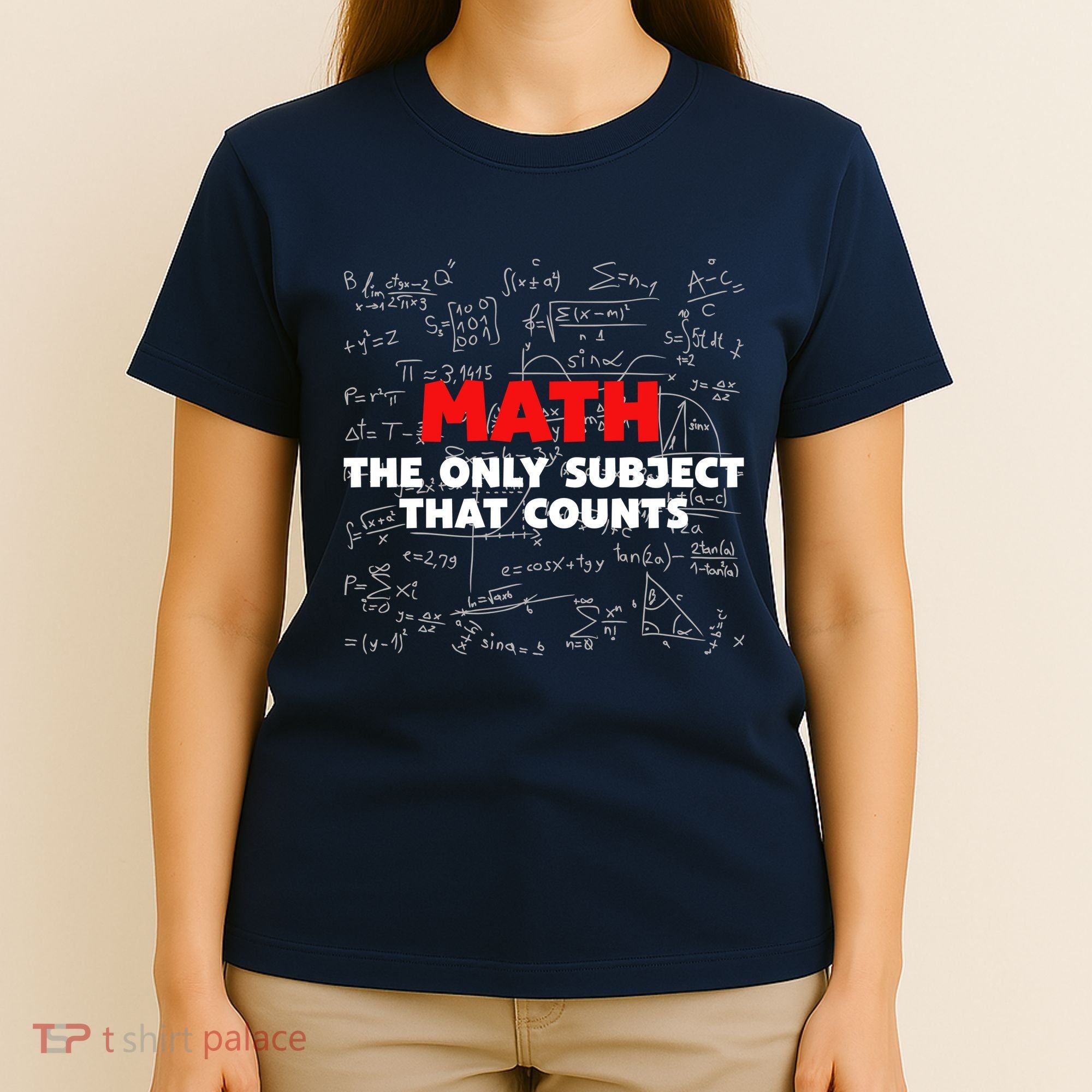 Funny Math The Only Subject That Counts T-Shirt