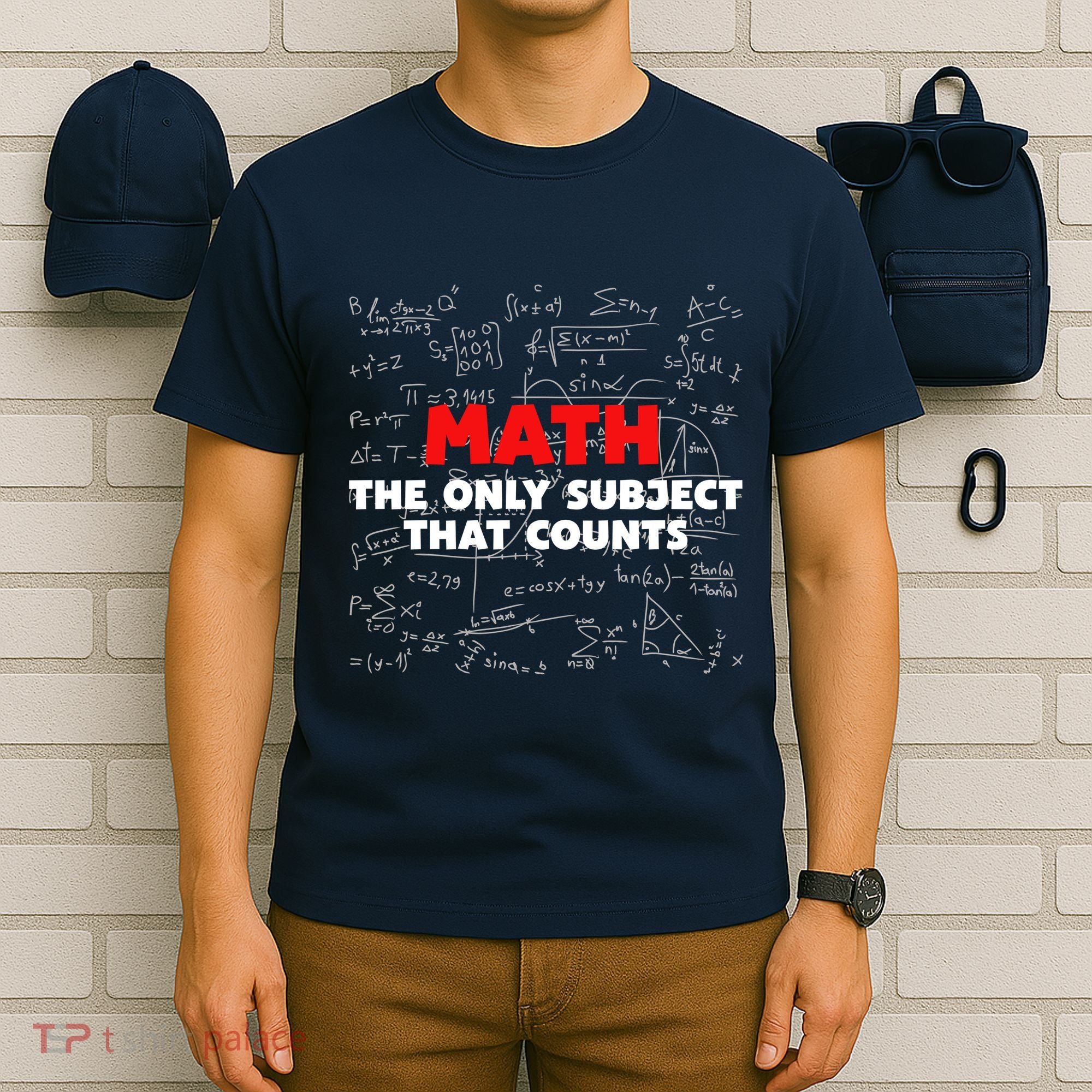 Funny Math The Only Subject That Counts T-Shirt