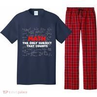 Funny Math The Only Subject That Counts Pajama Set thumb 0
