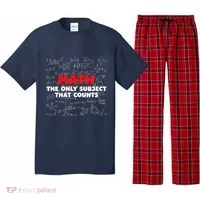Funny Math The Only Subject That Counts Pajama Set thumb 0