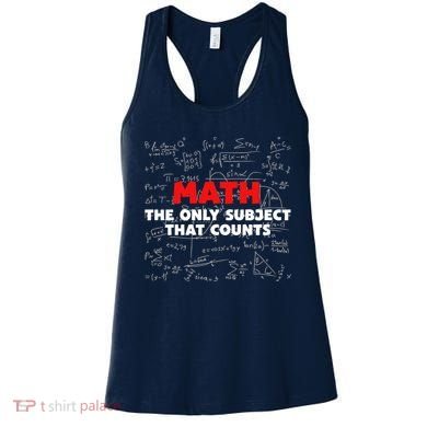 Funny Math The Only Subject That Counts Women's Tank Top