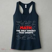 Funny Math The Only Subject That Counts Women's Tank Top thumb 3