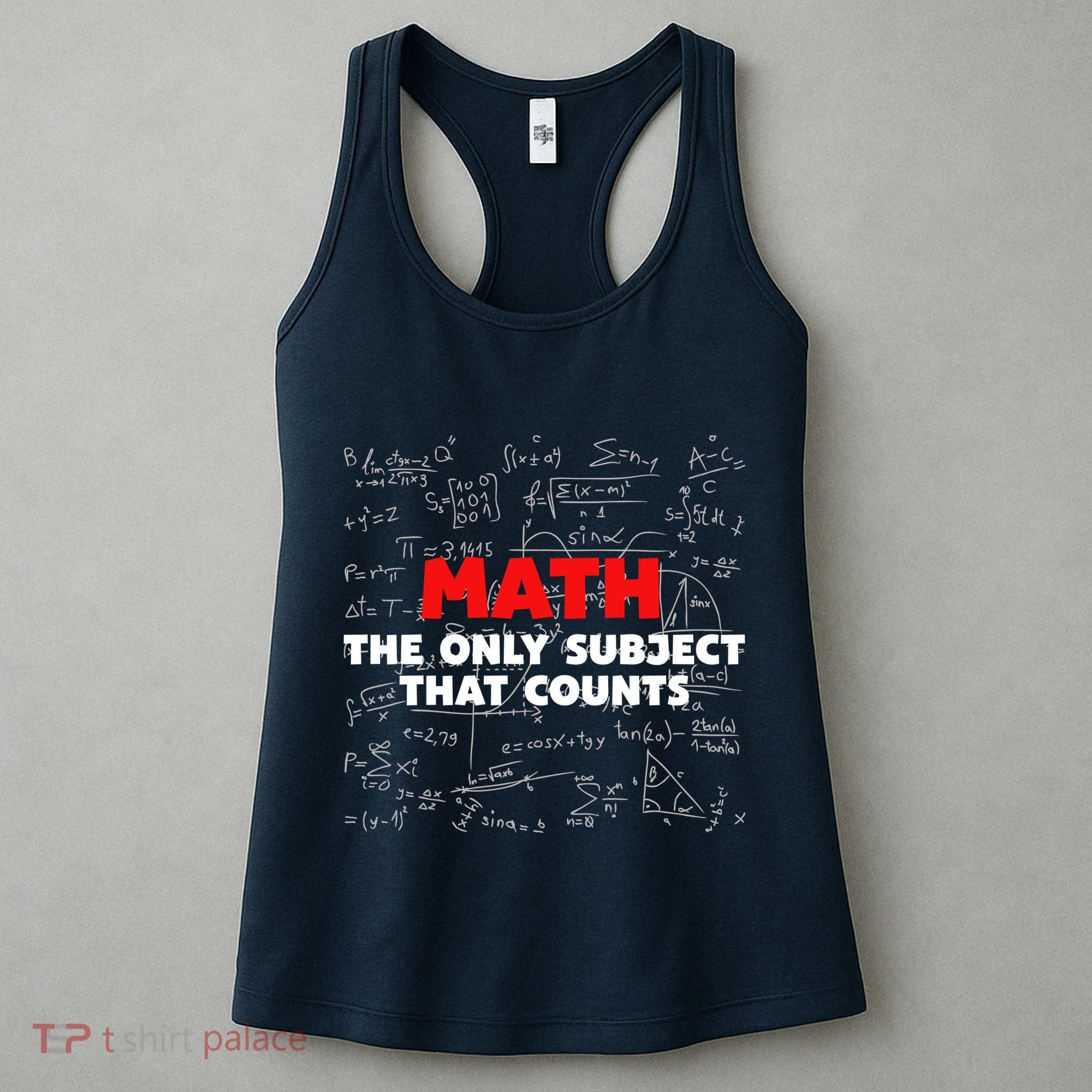 Funny Math The Only Subject That Counts Women's Tank Top