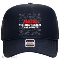 Funny Math The Only Subject That Counts Hat thumb 0