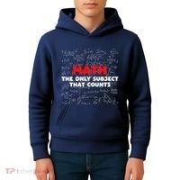 Funny Math The Only Subject That Counts Kids Hoodie thumb 4