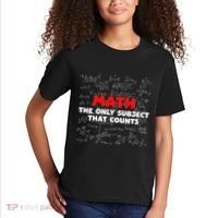 Funny Math The Only Subject That Counts Kids T-Shirt thumb 2