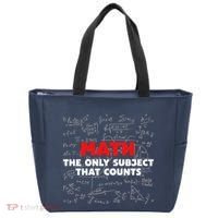Funny Math The Only Subject That Counts Tote Bag thumb 0