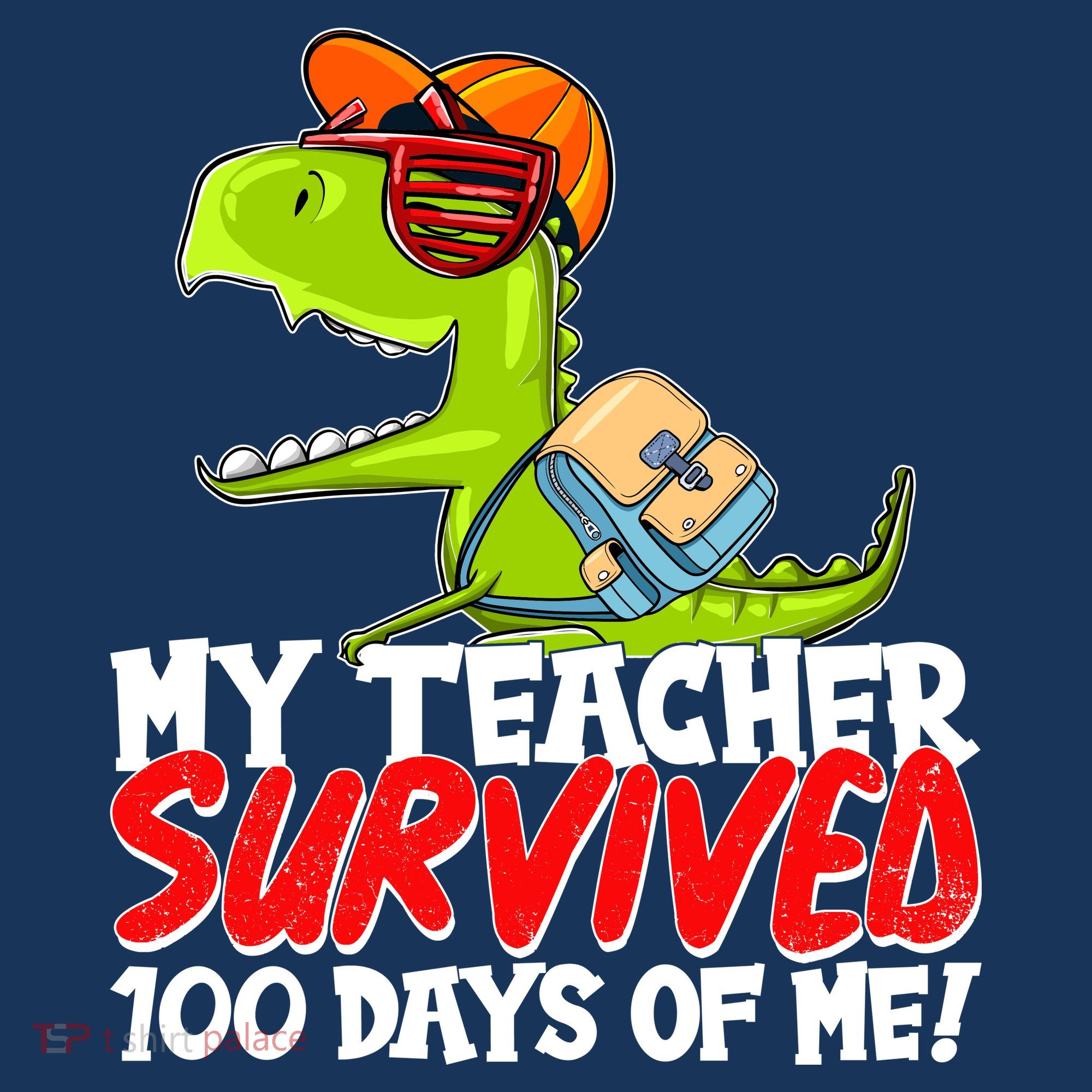 Funny My Teacher Survived 100 Days Of Me Trex Dinosaur Women's Tank Top