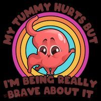 Funny My Tummy Hurts But IM Being Really Brave About It Coffee Mug thumb 5