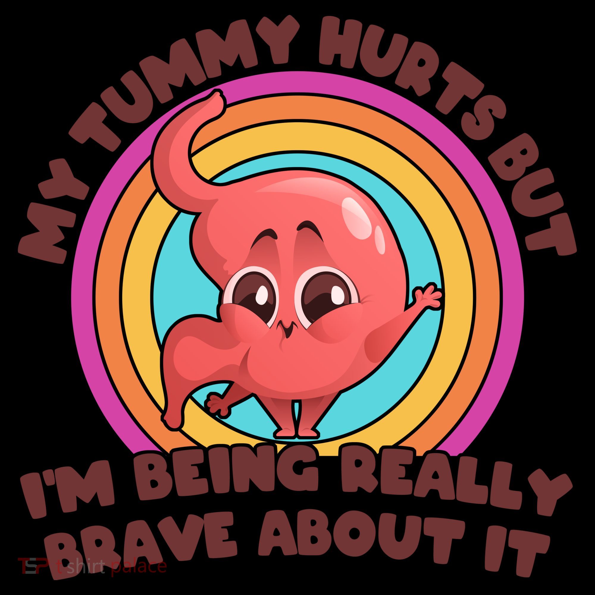 Funny My Tummy Hurts But IM Being Really Brave About It Coffee Mug